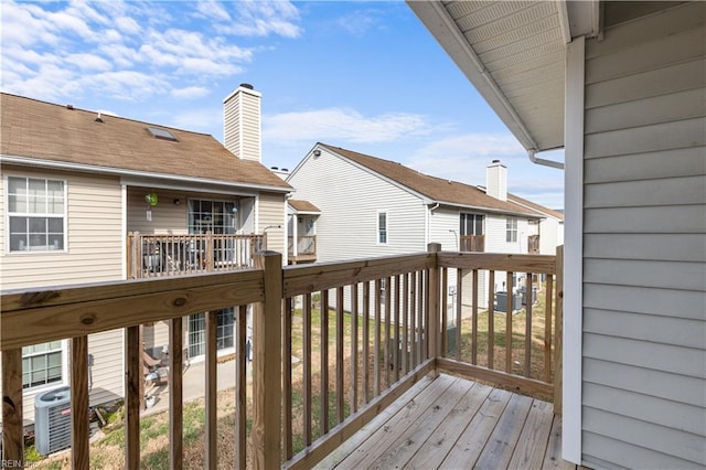3518 Argo Ct, Virginia Beach, VA 23453 - wooden terrace featuring central air condition unit