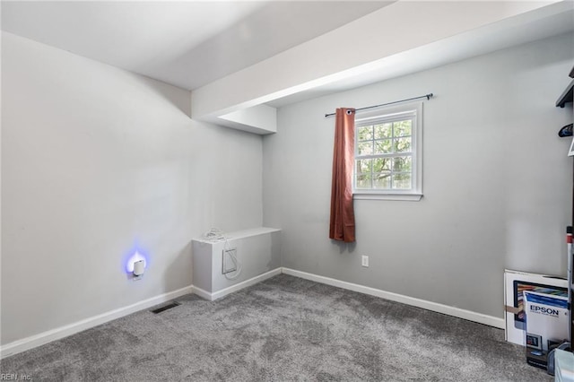 78 Kendall Dr, Newport News, VA 23601 - interior space featuring carpet floors, visible vents, and baseboards