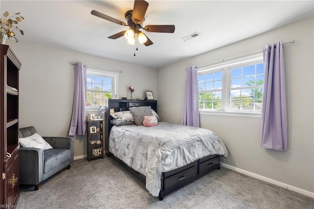 78 Kendall Dr, Newport News, VA 23601 - bedroom with light colored carpet, baseboards, and visible vents