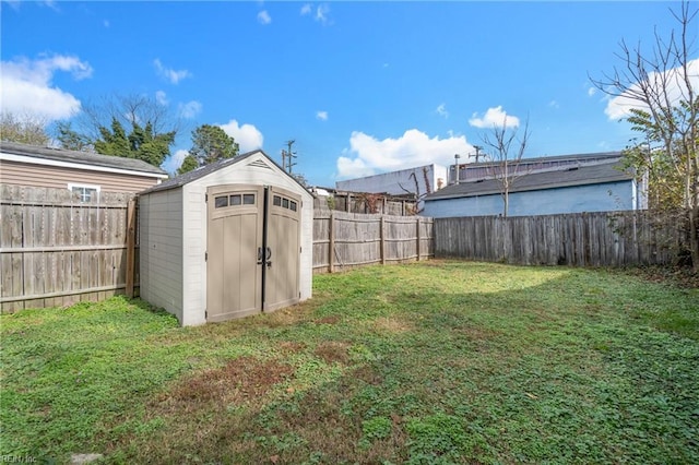 1405 Perry St, Chesapeake, VA 23324 - view of shed featuring a fenced backyard