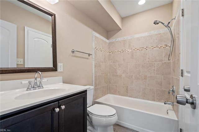 1405 Perry St, Chesapeake, VA 23324 - full bath with toilet, vanity, and shower / washtub combination