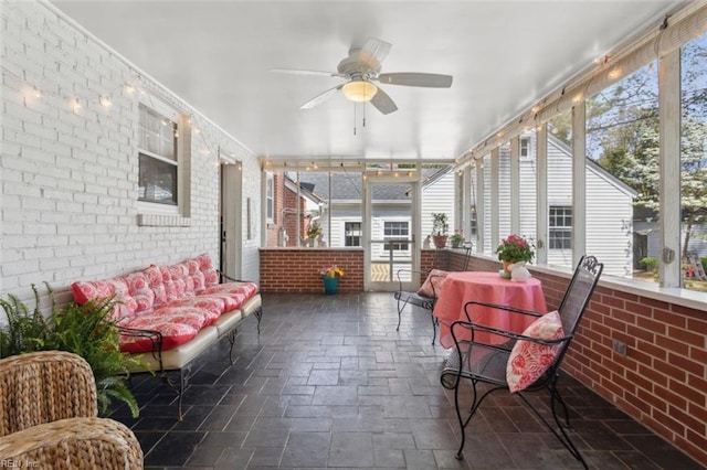 24 Holly Dr, Newport News, VA 23601 - sunroom / solarium with plenty of natural light and ceiling fan