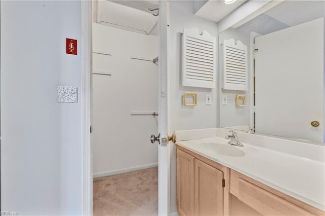 5201 Bardith Cir, Virginia Beach, VA 23455 - bathroom featuring vanity and baseboards