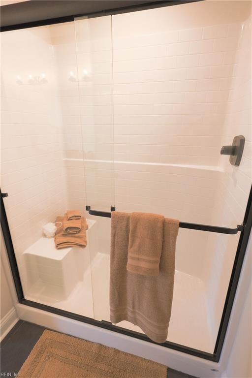 full bath with a stall shower
