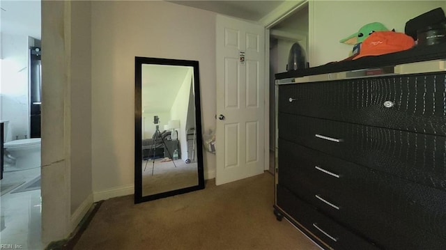 7045 Doummar Dr, Norfolk, VA 23518 - hall with carpet and baseboards