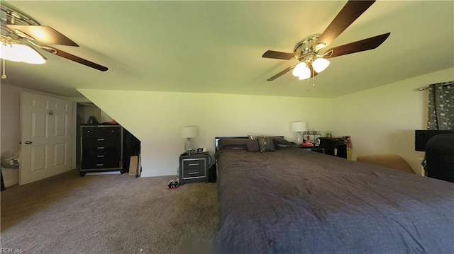 7045 Doummar Dr, Norfolk, VA 23518 - bedroom featuring carpet and ceiling fan