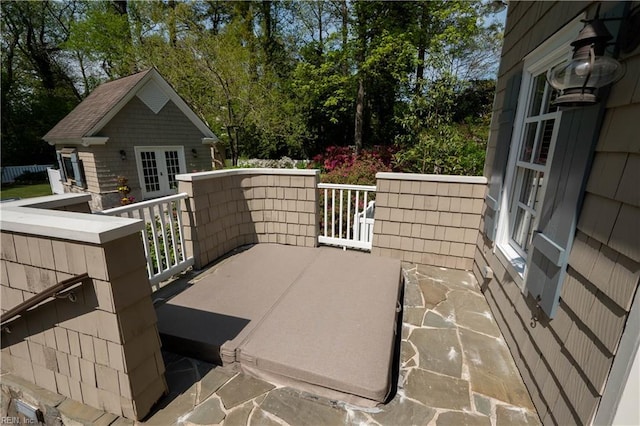 view of patio / terrace with french doors