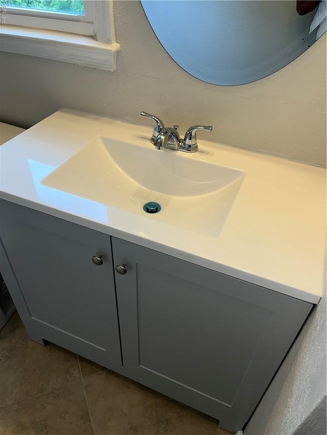 420 Cottonwood St, Newport News, VA 23608 - bathroom with tile patterned floors and vanity
