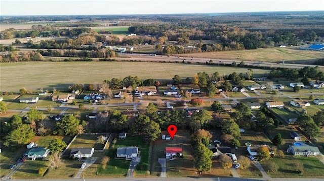 aerial view featuring a residential view