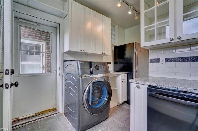 3719 Granby St Unit C-3, Norfolk, VA 23504 - laundry room with washer / dryer, tile patterned flooring, and laundry area