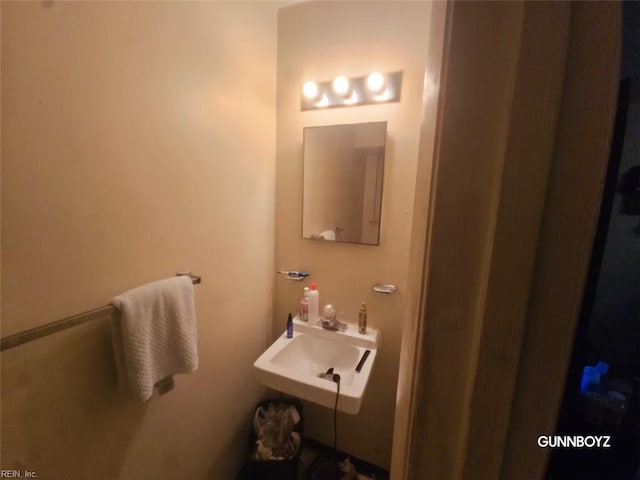 bathroom with a sink