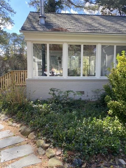 26060 Court St, Courtland, VA 23837 - view of home's exterior with a shingled roof
