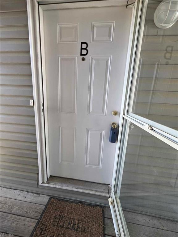 view of entrance to property