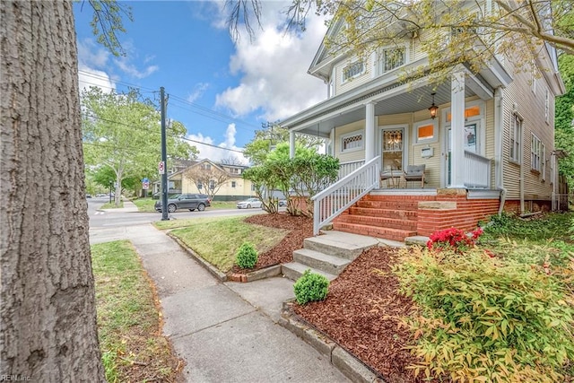 3716 Colonial Ave, Norfolk, VA 23508 - view of front of property featuring covered porch