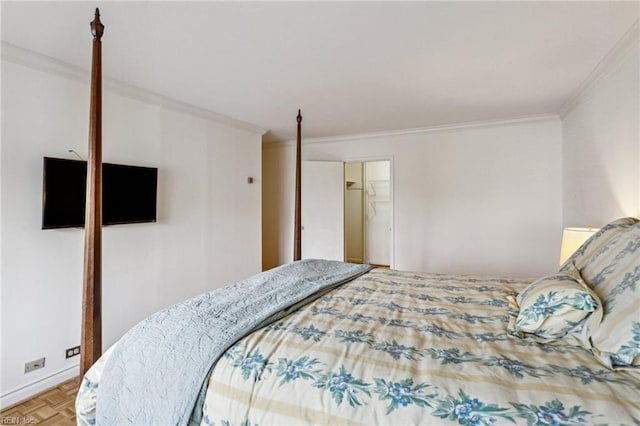 7320 Glenroie Ave Unit 2F, Norfolk, VA 23505 - bedroom featuring ornamental molding
