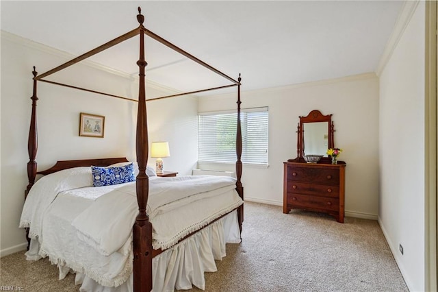 7320 Glenroie Ave Unit 2F, Norfolk, VA 23505 - bedroom featuring crown molding, baseboards, and carpet