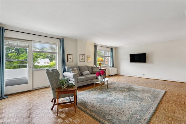 7320 Glenroie Ave Unit 2F, Norfolk, VA 23505 - living room with baseboards