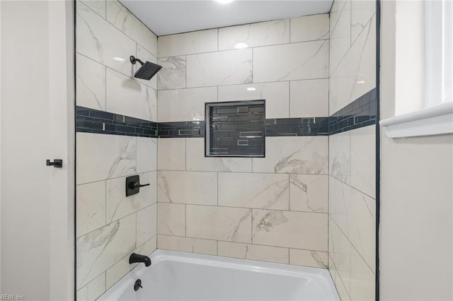full bathroom featuring bathtub / shower combination
