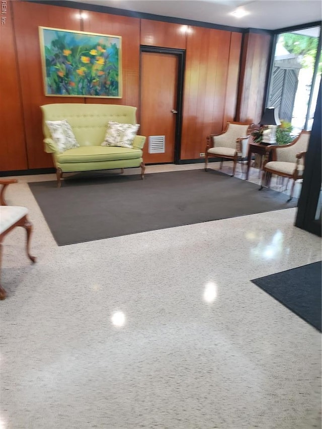 community lobby featuring visible vents