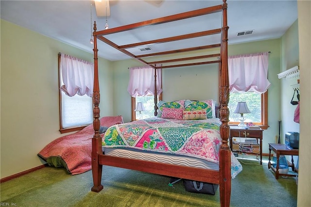 617 Saint Brides Rd W, Chesapeake, VA 23322 - bedroom with baseboards, multiple windows, and carpet flooring
