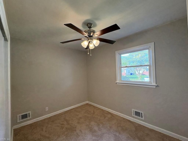 1839 Brookwood Rd, Norfolk, VA 23518 - spare room featuring visible vents, carpet flooring, and baseboards