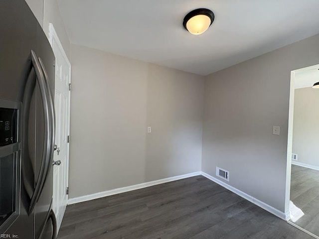 1839 Brookwood Rd, Norfolk, VA 23518 - empty room with baseboards, visible vents, and dark wood-type flooring
