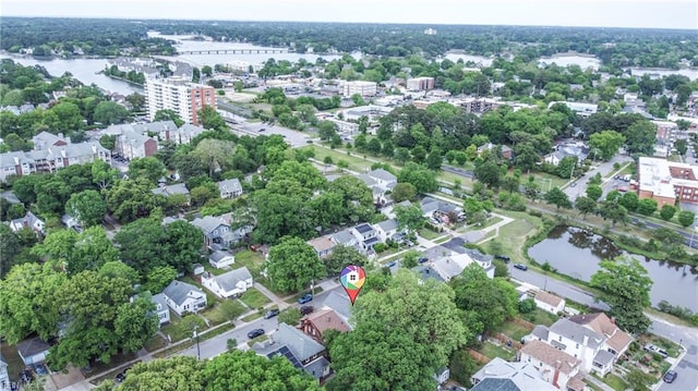 429 Maryland Ave, Norfolk, VA 23508 - birds eye view of property with a water view