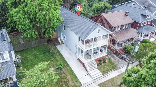429 Maryland Ave, Norfolk, VA 23508 - drone / aerial view