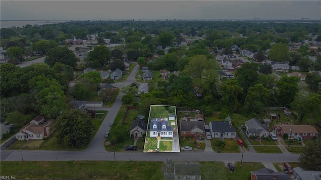 237 Pochin Pl, Hampton, VA 23661 - aerial view with a residential view