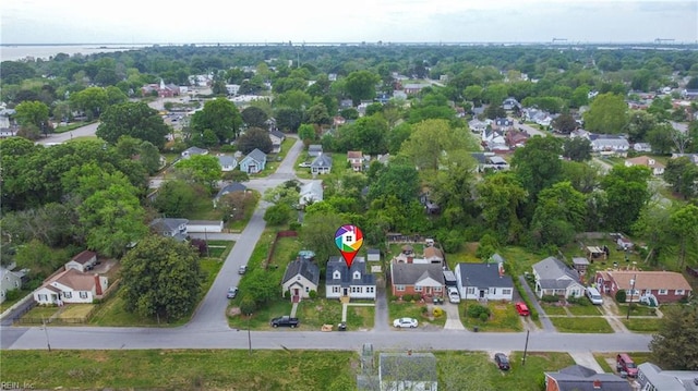 237 Pochin Pl, Hampton, VA 23661 - drone / aerial view featuring a residential view