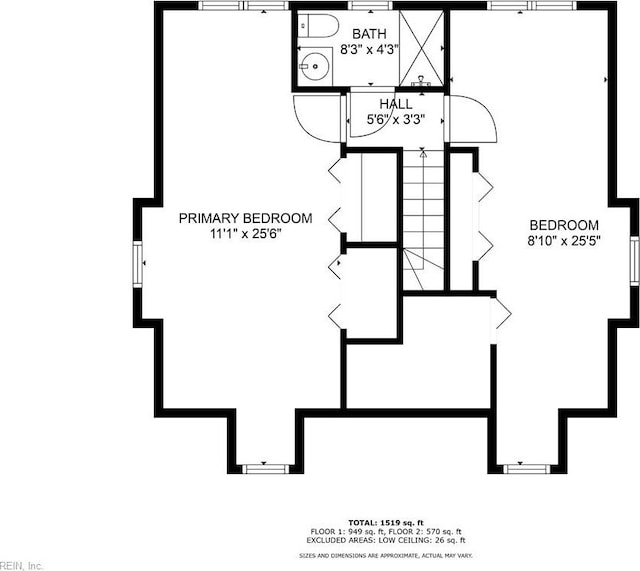 237 Pochin Pl, Hampton, VA 23661 - view of layout