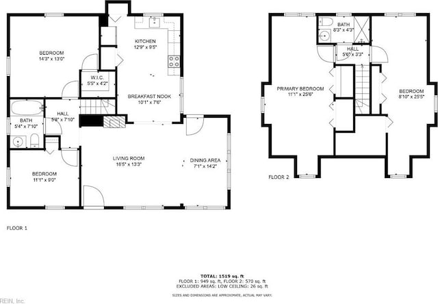 237 Pochin Pl, Hampton, VA 23661 - plan
