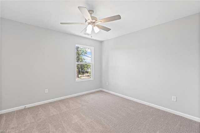 6471 Swan Arch, Norfolk, VA 23513 - carpeted empty room featuring a ceiling fan and baseboards