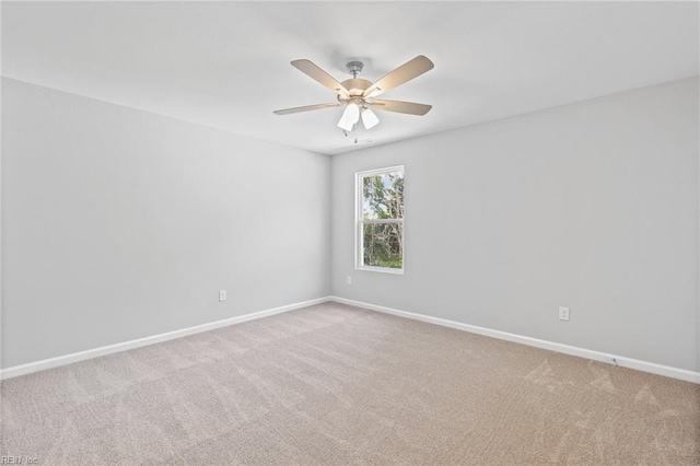 6471 Swan Arch, Norfolk, VA 23513 - empty room featuring a ceiling fan, carpet flooring, and baseboards