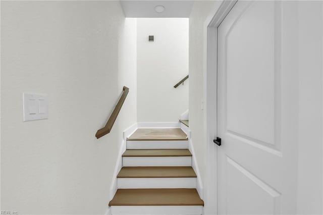 view of staircase