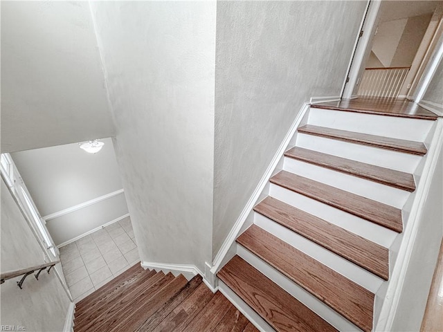1004 Christiana Cir, Portsmouth, VA 23703 - staircase with wood finished floors