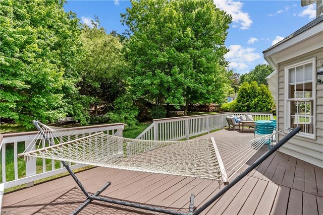 4011 E Providence Rd, Williamsburg, VA 23188 - view of deck
