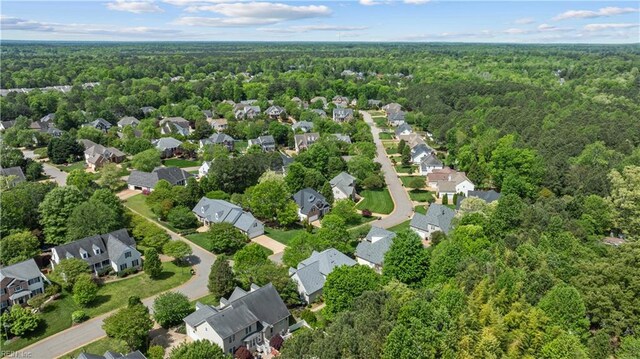 4011 E Providence Rd, Williamsburg, VA 23188 - drone / aerial view with a forest view and a residential view