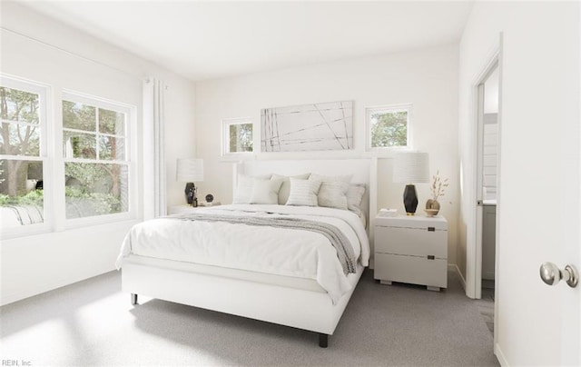 bedroom featuring baseboards
