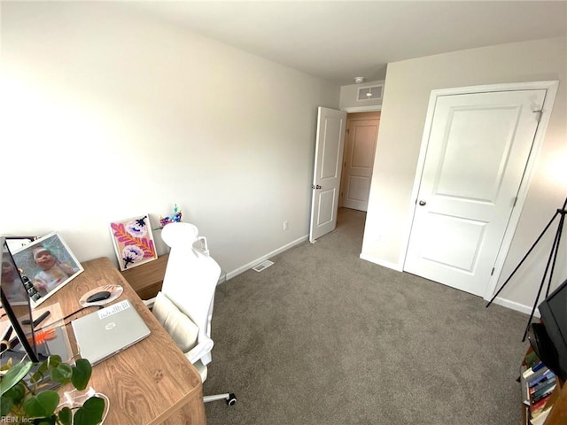 1547 Stanford Ln, Newport News, VA 23608 - office featuring baseboards, visible vents, and carpet
