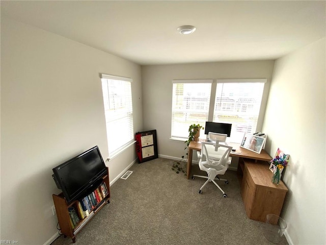 1547 Stanford Ln, Newport News, VA 23608 - carpeted office featuring baseboards and visible vents