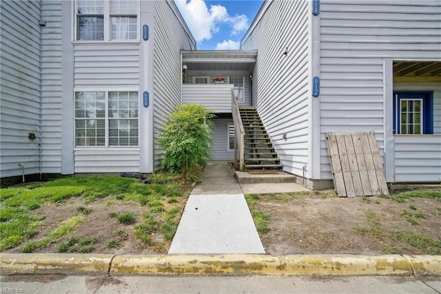view of exterior entry