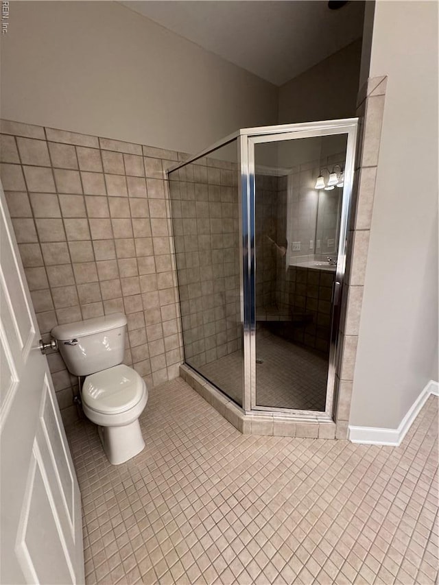 35 Miles Cary Mews, Hampton, VA 23669 - full bath featuring toilet, a stall shower, and tile patterned flooring