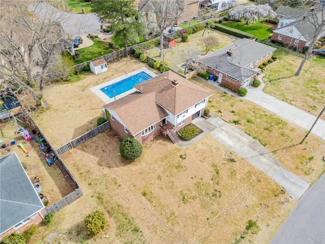 drone / aerial view