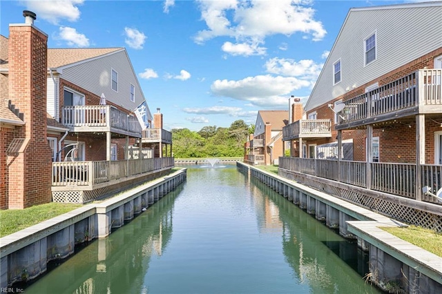 5081 Gatehouse Way, Virginia Beach, VA 23455 - view of dock with a residential view and a water view