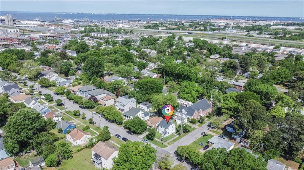 240 Glendale Ave, Norfolk, VA 23505 - drone / aerial view
