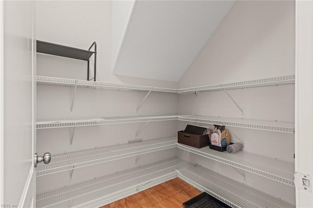 view of pantry