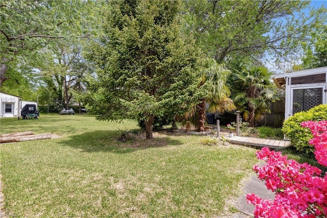 view of yard