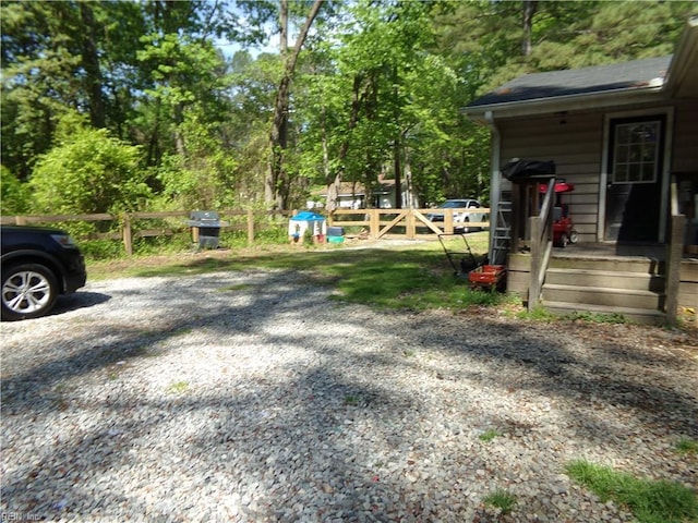 view of yard