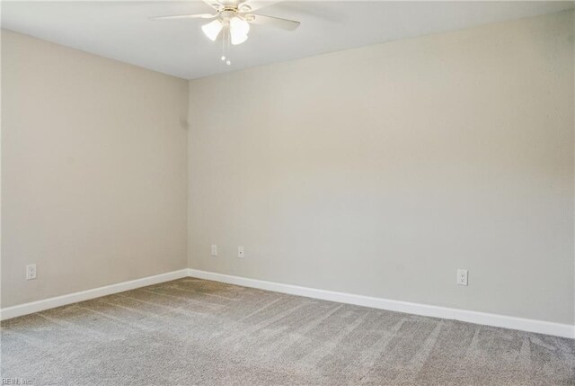 1612 Nansemond Pkwy, Suffolk, VA 23434 - unfurnished room with baseboards, ceiling fan, and carpet floors